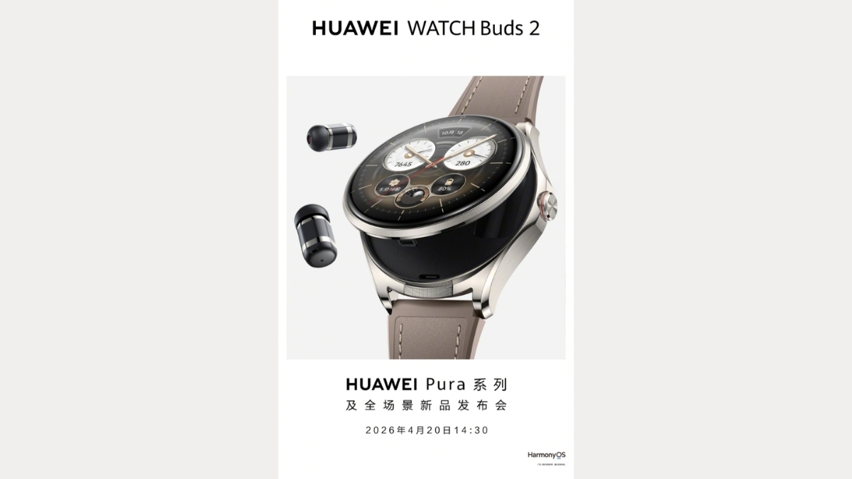 Huawei Watch Buds 2 sẽ được trình làng vào ngày 20 tháng 4 sắp tới