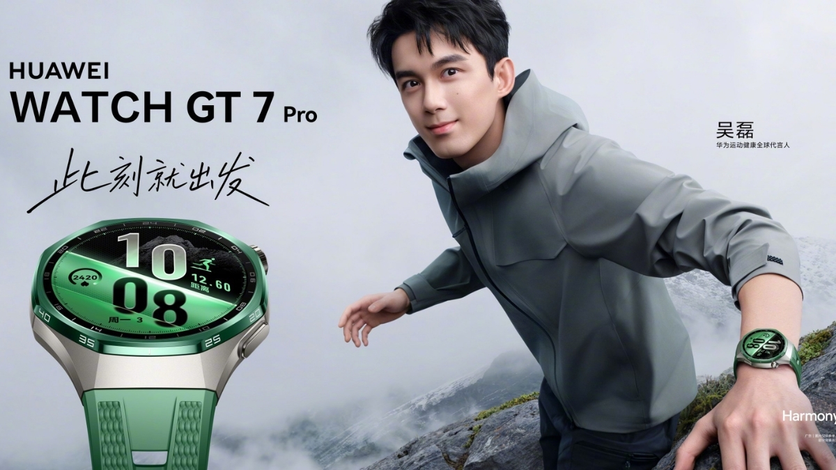 Huawei Watch GT 7 Pro lộ diện với màu xanh ấn tượng trước thềm ra mắt