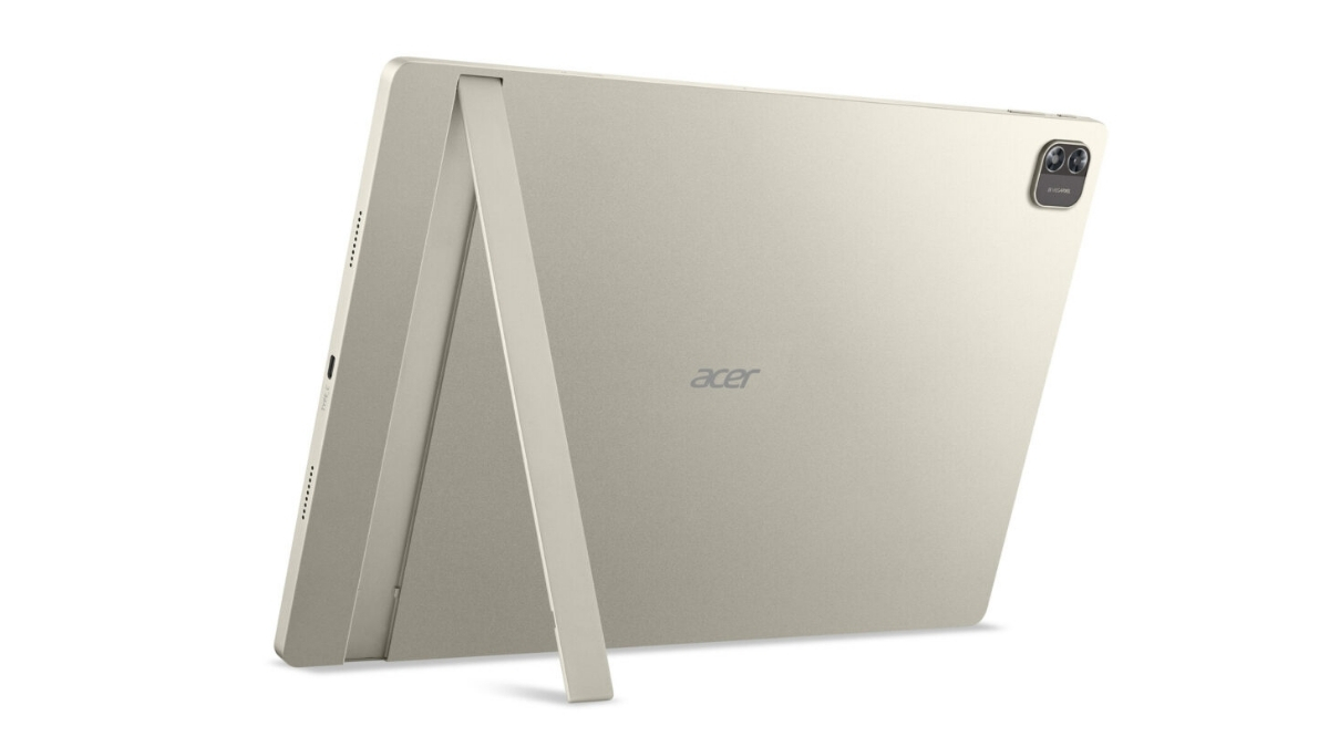 Acer Iconia A16 sở hữu màn hình IPS 16 inch Full HD cùng thiết kế tích hợp chân đế
