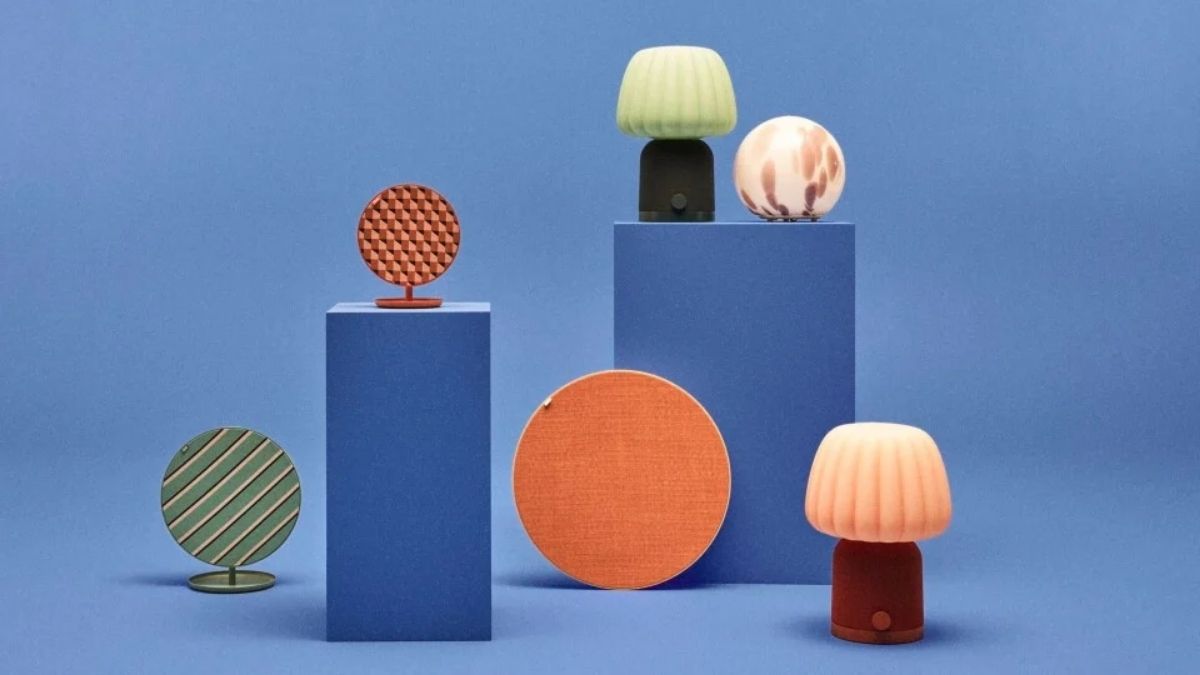 Bên cạnh loa tranh, hãng cũng tung ra mẫu loa kiêm đèn bàn mang tên Kulglass