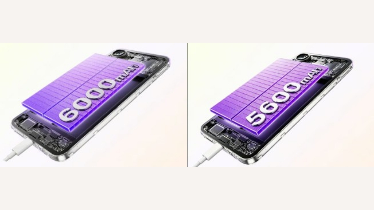 Tùy thuộc vào từng thị trường phân phối, máy sẽ đi kèm viên pin 5,600mAh hoặc 6,000mAh