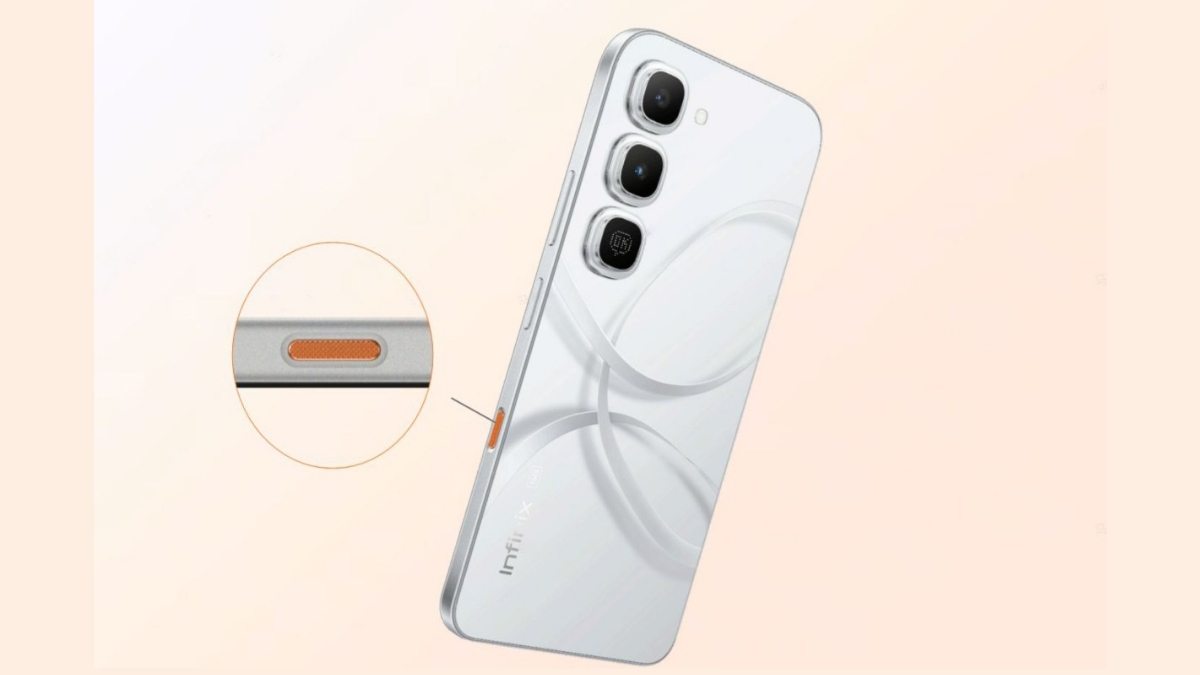 Hot 70 Pro được trang bị một nút bấm vật lý chuyên dụng dành riêng cho trợ lý AI Folax