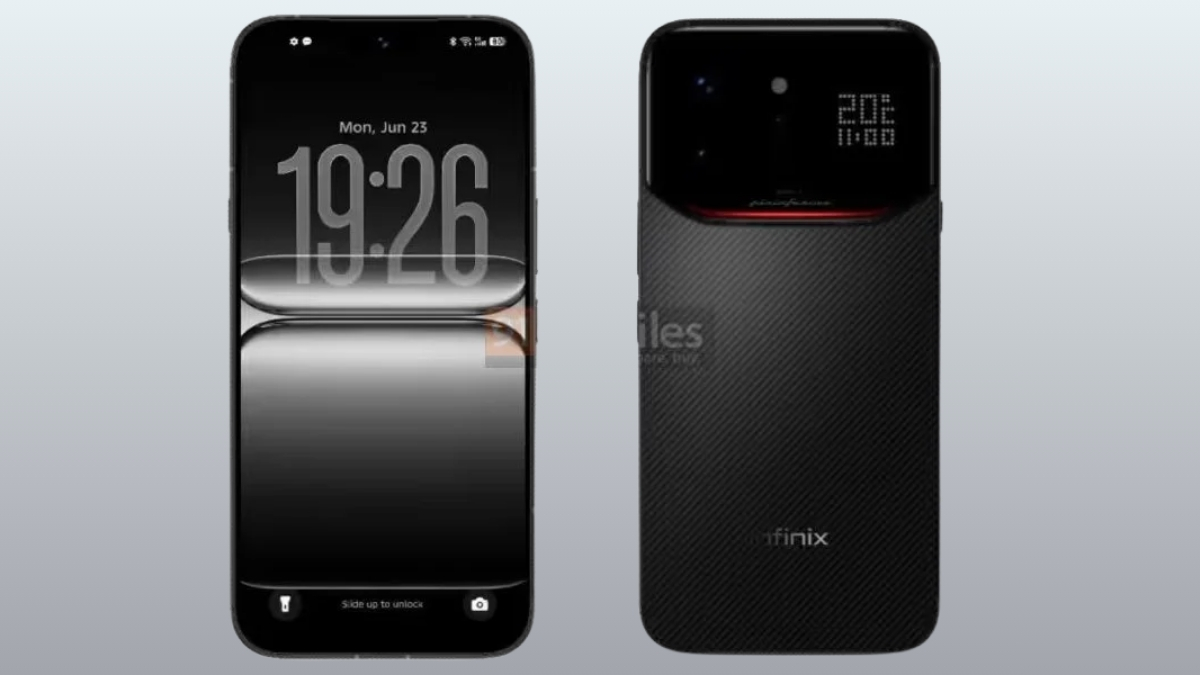 Infinix Note 60 Ultra lộ ảnh thực tế: Thiết kế "lai" iPhone và Xiaomi, có màn hình phụ