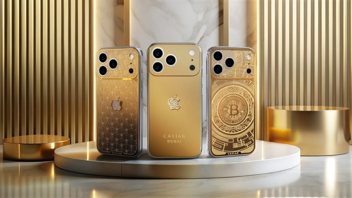 iPhone 17 series phiên bản vàng khối 18K của Caviar: Giá gần 2 tỷ đồng, đắt hơn cả đồng hồ Rolex?