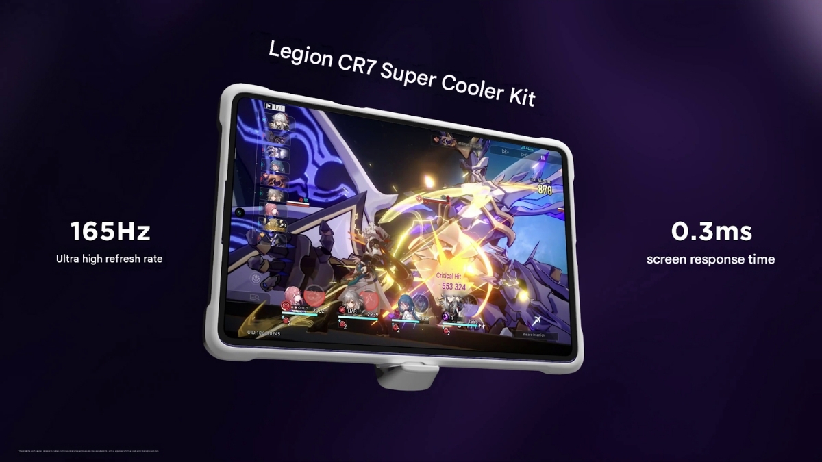 Bộ tản nhiệt CR7 Supreme Cooler Kit giúp tối ưu hóa nhiệt độ cho Legion Y700 Infinite