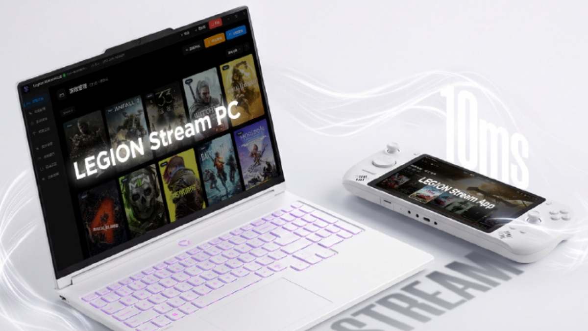 Cơ chế Streaming giúp Lenovo Legion C700 truyền phát game mượt mà với độ trễ cực thấp