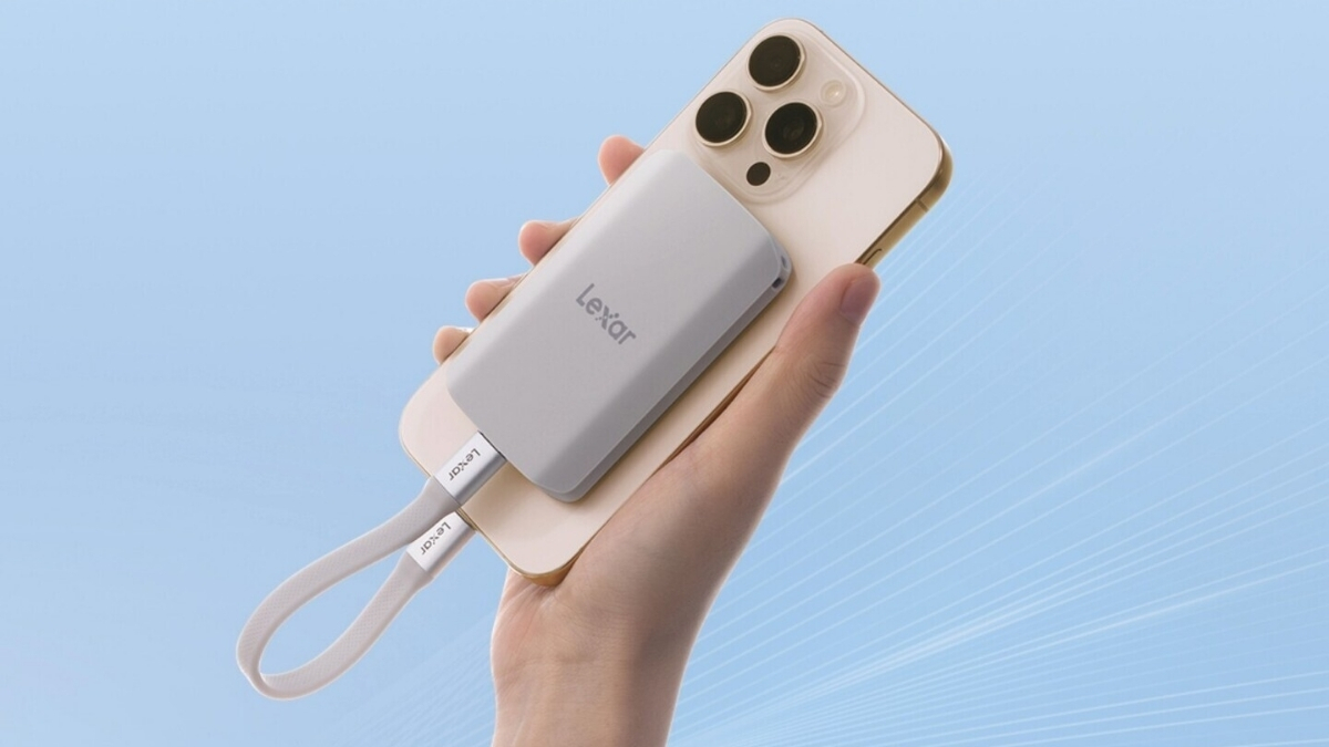 Lexar ES5 ra mắt: Ổ SSD MagSafe 2000 MB/s cho iPhone, hỗ trợ quay video 4K ProRes