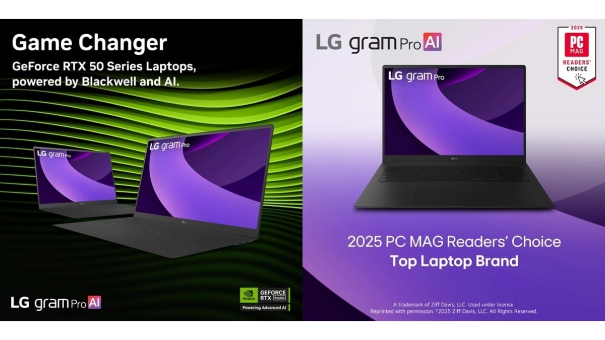 LG Gram Pro 2025 có bộ xử lý Intel Core Ultra 9 hoặc Ultra 7 Series 2, kết hợp card đồ họa NVIDIA RTX 5050