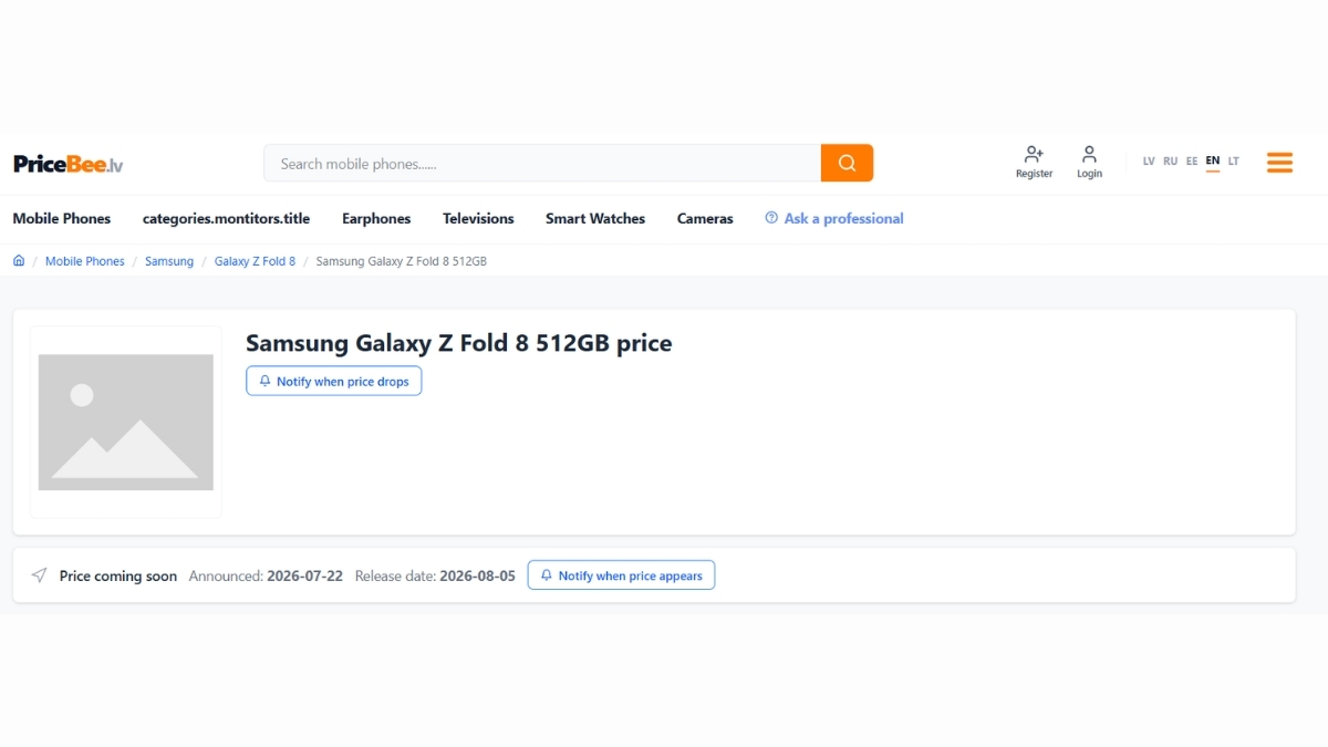 Rò rỉ ngày có hàng Galaxy Z Fold8 vào 5 tháng 8 năm 2026?