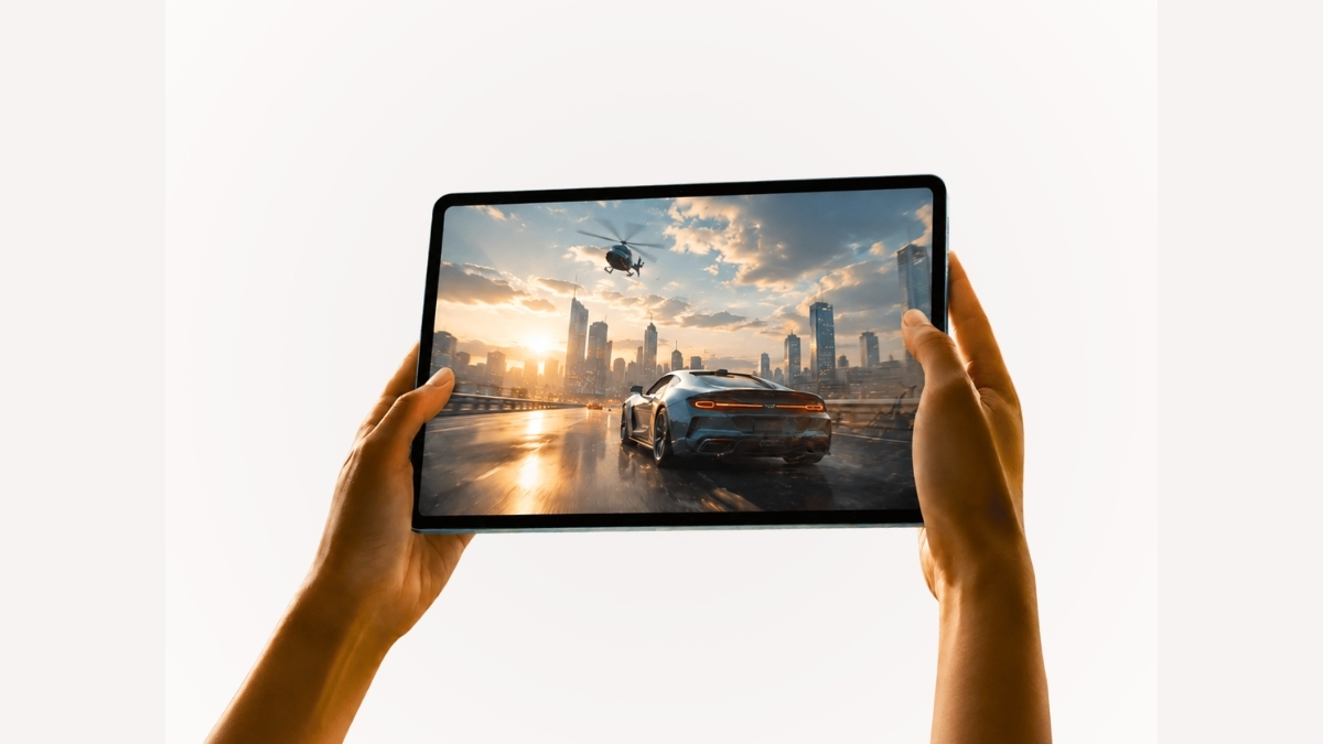 Moto Pad 70 Groove sở hữu màn hình kích thước 12.1 inch rộng rãi với tấm nền độ phân giải 2.5K,