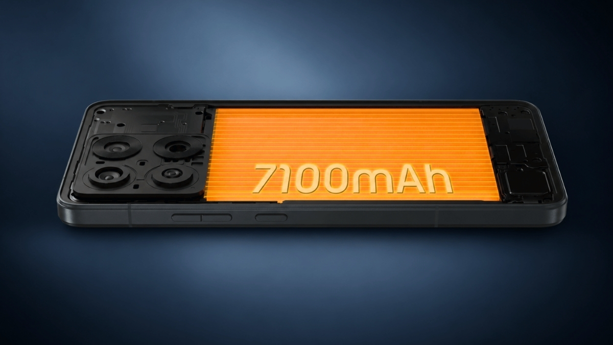 Edge 70 Max sở hữu viên pin công nghệ silicon-carbon có dung lượng lên tới 7,100mAh