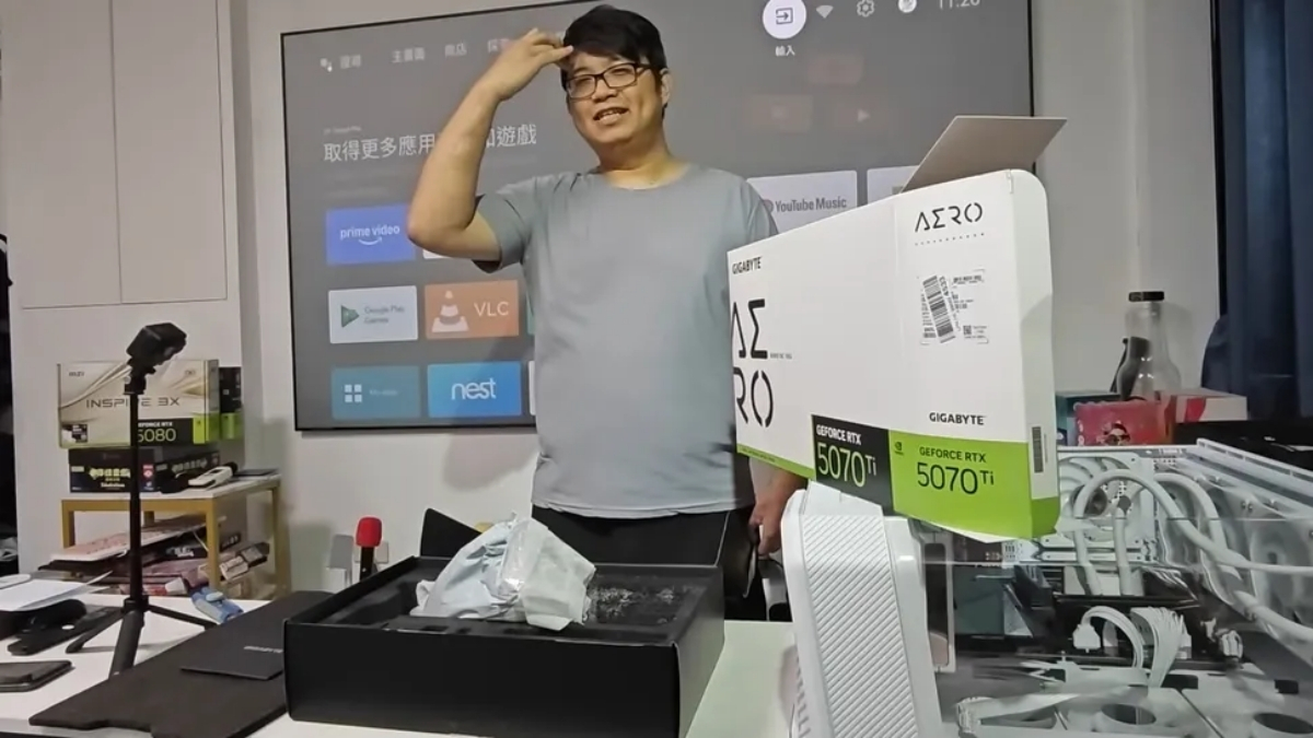 Game thủ Đài Loan "khóc thét" khi mua RTX 5070 Ti nhưng nhận về 1 bịch muối