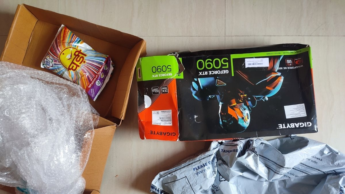 Đặt mua siêu card RTX 5090 giá 84 triệu trên Amazon, khách hàng "tá hỏa" nhận về... bịch bột giặt