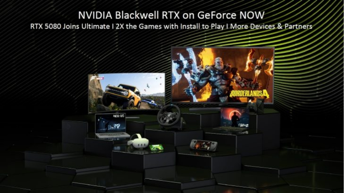 NVIDIA GeForce Now "lột xác" toàn diện: Cloud gaming với RTX 5080, DLSS 4, kho game vô hạn và giá không đổi!