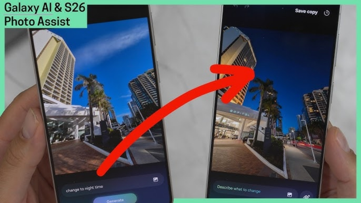 One UI 8.5 nâng cấp trợ lý chỉnh ảnh Photo Assist: AI xóa vật thể, thêm lịch sử chỉnh sửa