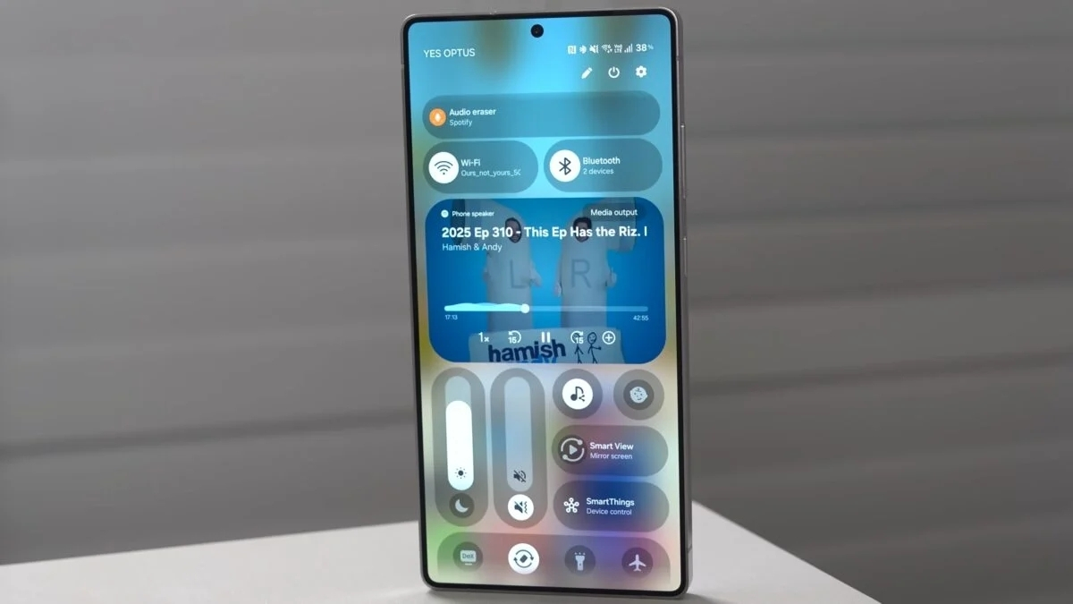 One UI 9 chạy Android 17 lộ diện: Tối ưu không gian hiển thị, thiết kế mềm mại hơn