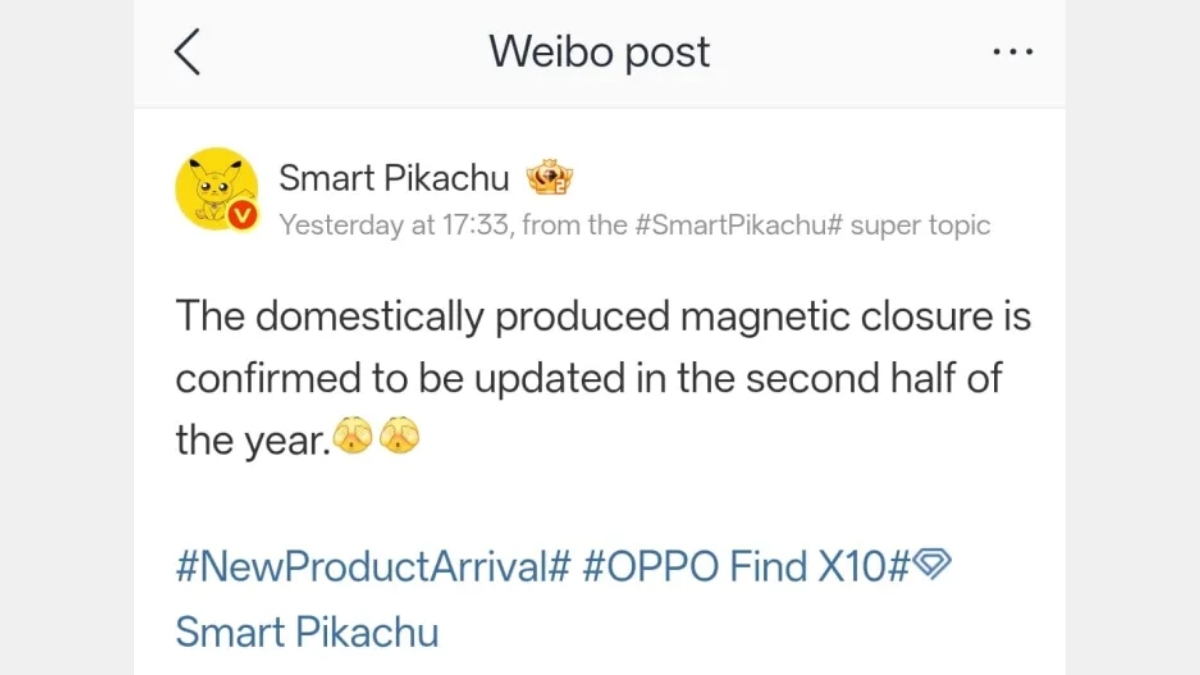 Tin đồn tiết lộ OPPO đang lên kế hoạch trang bị tính năng sạc nam châm cho dòng Find X10