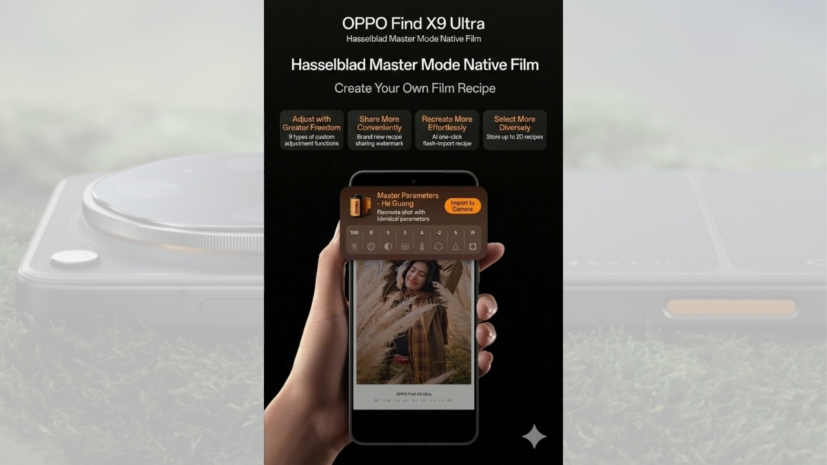 OPPO Find X9 Ultra được tích hợp một bộ sưu tập các phong cách giả lập màu phim điện ảnh gốc.