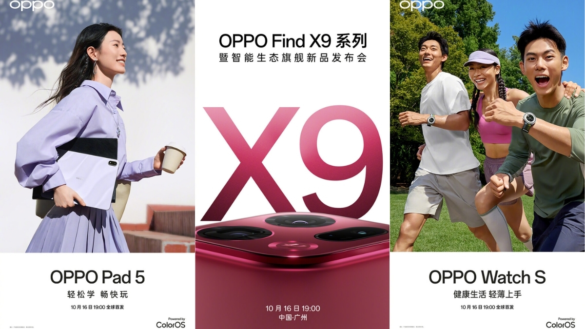 OPPO tung video giới thiệu Find X9 series cùng dòng watch S và Pad 5 mới