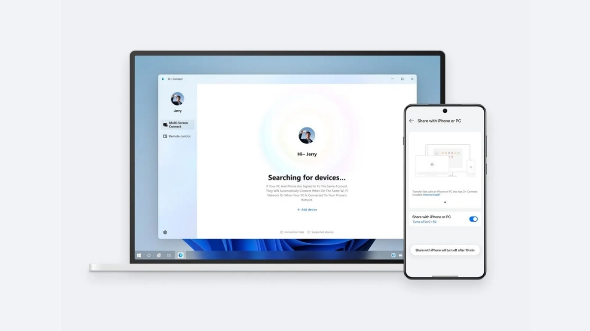 tính năng kết nối O+ Connect
