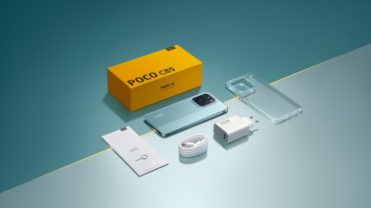 Hộp và phụ kiện của POCO C85 tại thị trường Việt Nam