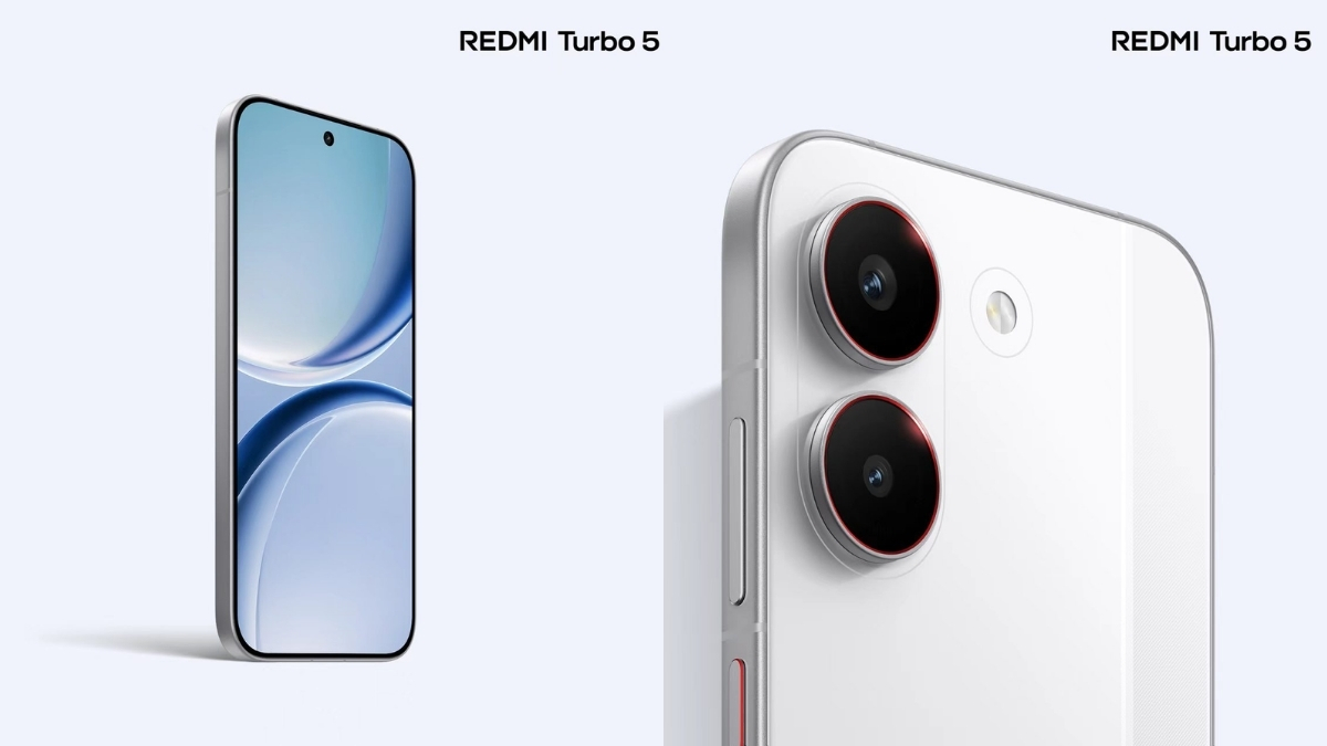 Thiết kế của Redmi Turbo 5, mẫu máy được cho là phiên bản nội địa của POCO X8 Pro