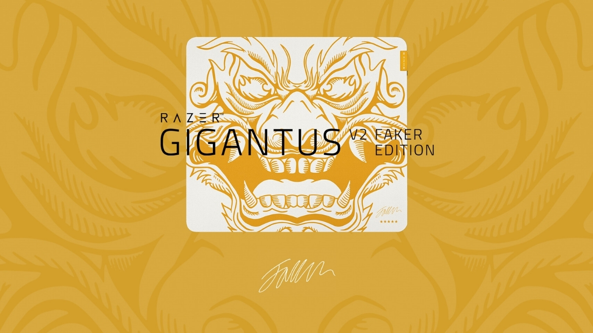 Razer tung lót chuột Gigantus V2 - Faker Edition, giới hạn 2,000 chiếc toàn cầu