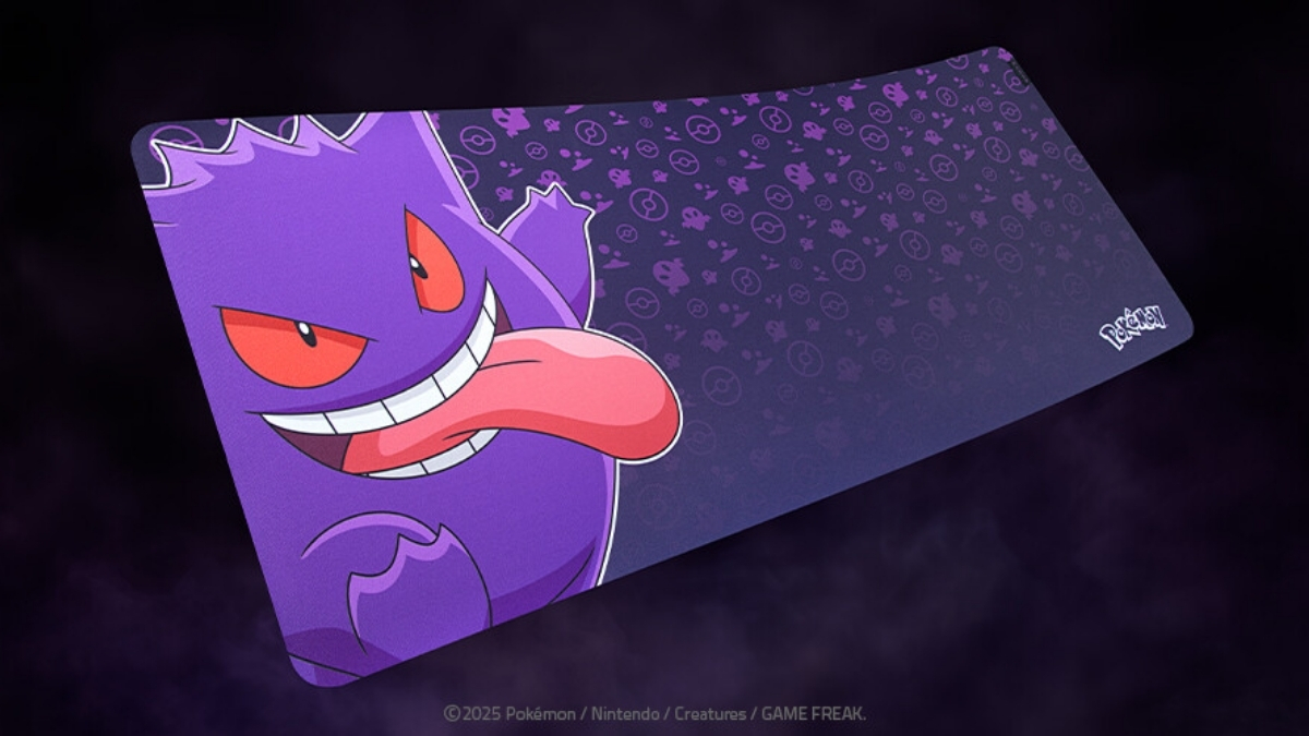 Lót chuột Razer Gigantus V2 - XXL - Gengar Edition có kích thước lớn, bề mặt vải dệt siêu mịn