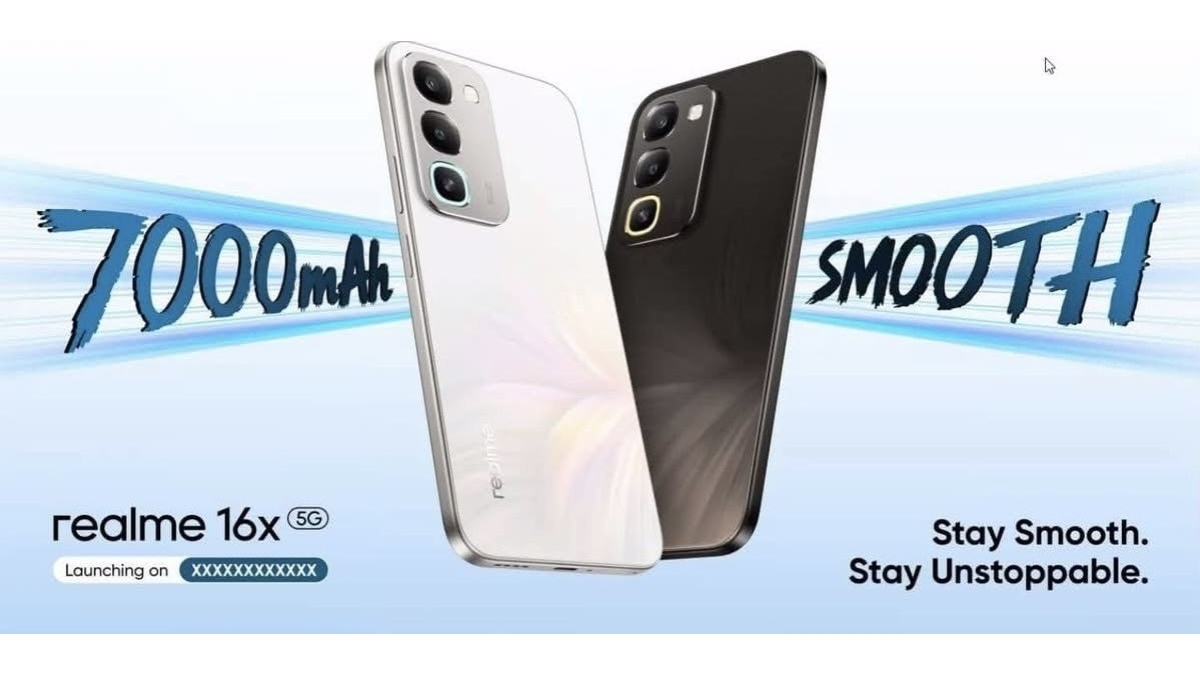 realme 16x 5G lộ cấu hình ấn tượng: Pin 7000mAh cùng Dimensity 6300, màn hình 144Hz