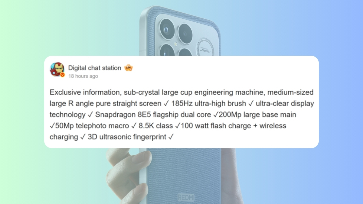 Xiaomi dường như đang phát triển mẫu flagship gaming mang tên Redmi K100 Pro