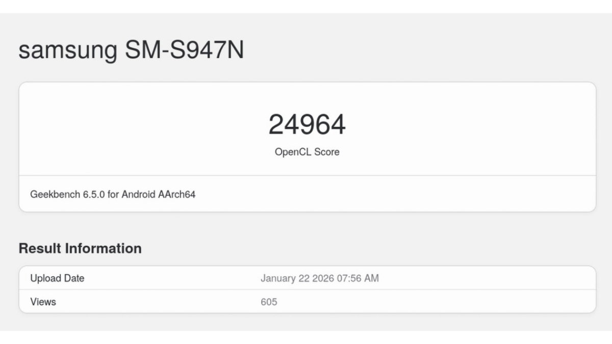 GPU Xclipse 960 trên Exynos 2600 đạt tới 24,964 điểm trong bài kiểm tra OpenCL