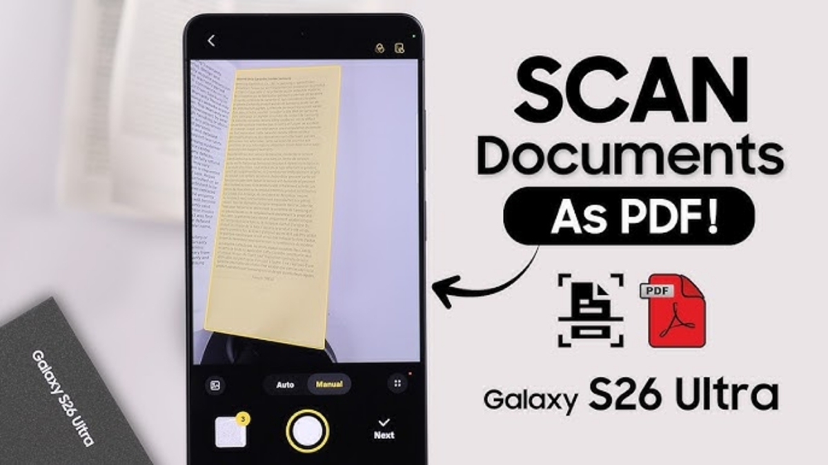 Các dòng Galaxy cũ sẽ được trải nghiệm công cụ quét tài liệu mang tên Document Scan