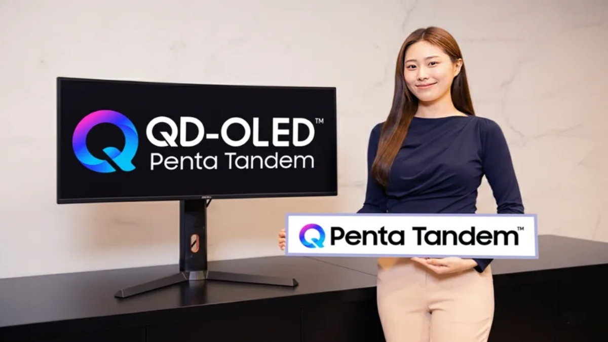 Samsung giới thiệu Penta Tandem OLED: Công nghệ xếp chồng 5 lớp, sáng hơn và bền gấp đôi