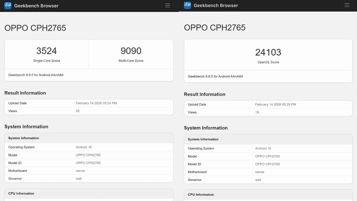 Điểm số đơn nhân, đa nhân và OpenCL rò rỉ của bản Snapdragon 8 Elite Gen 5 giảm hiệu năng