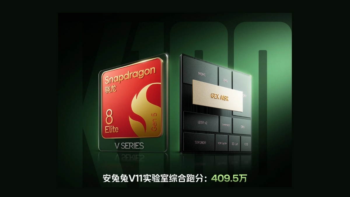 Snapdragon 8 Elite Gen 5 V-series ra mắt: Chip chuyên game sẽ xuất hiện trên Redmi K100 Pro