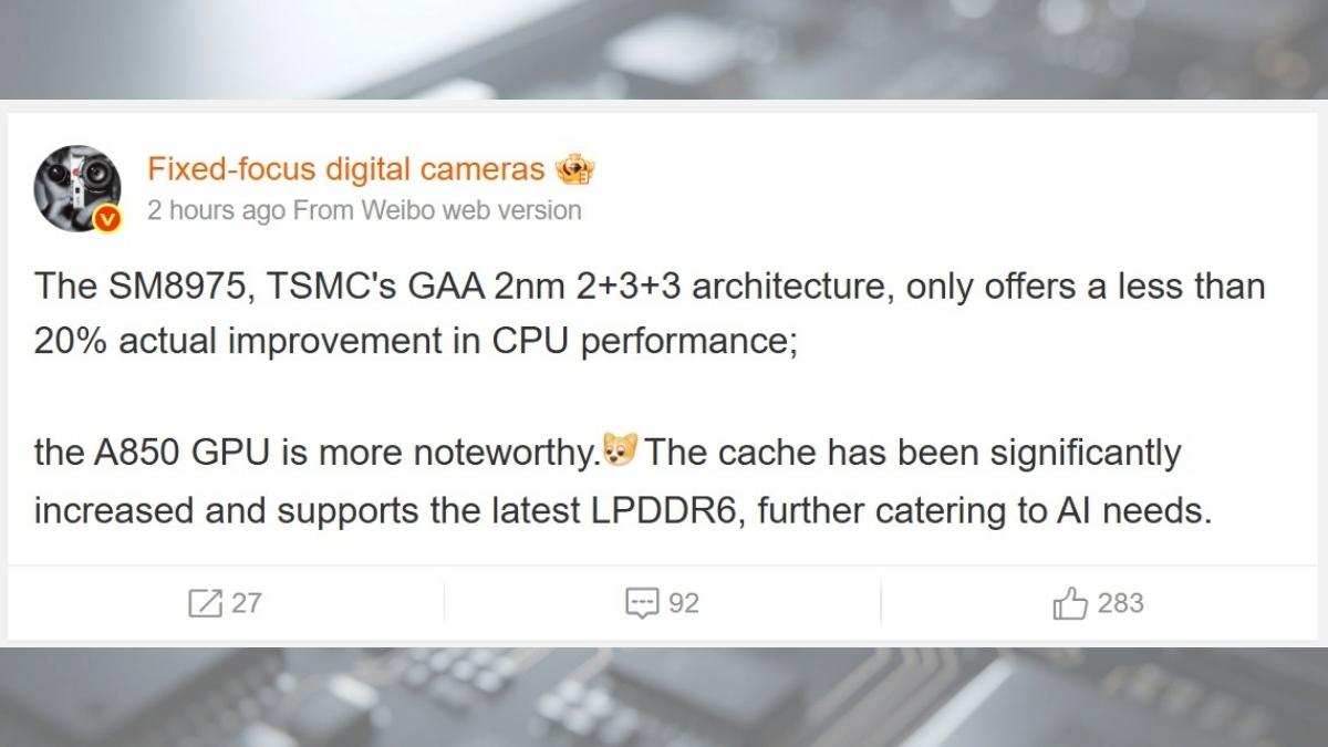 GPU Adreno 850 sẽ là tâm điểm gánh vác hiệu năng trên Snapdragon 8 Elite Gen 6 Pro
