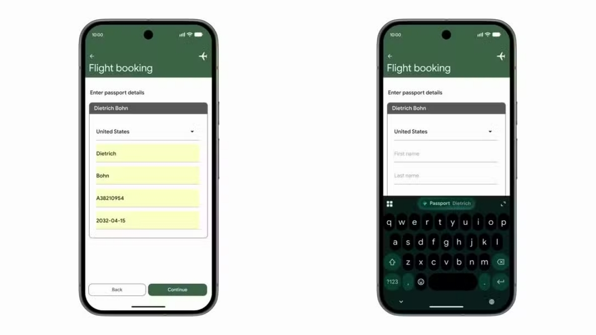 Tính năng Intelligent Autofill có thể tự động quét hình ảnh để điền thông tin