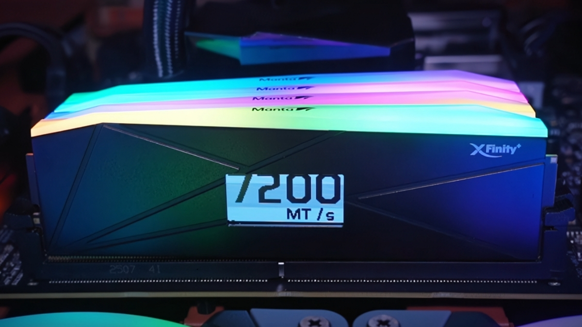 RAM DDR5 đầu tiên tích hợp màn hình OLED, tốc độ 9066 MT/s