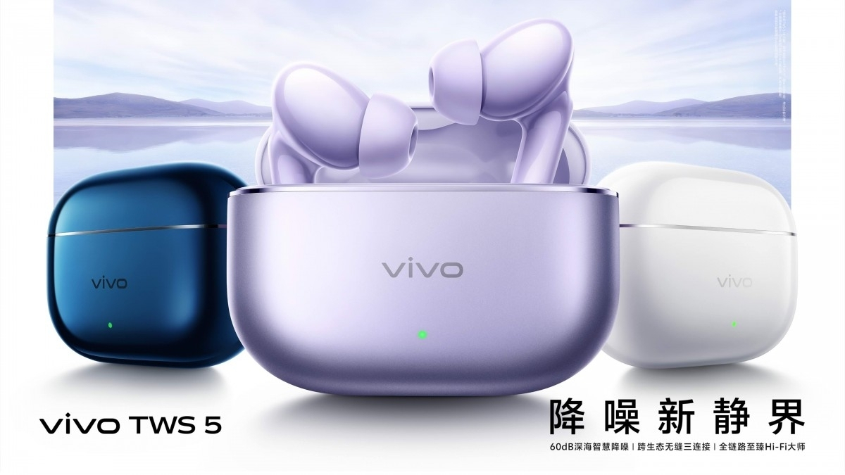 Khả năng chống ồn chủ động (ANC) của vivo TWS 5 ở mức 60dB