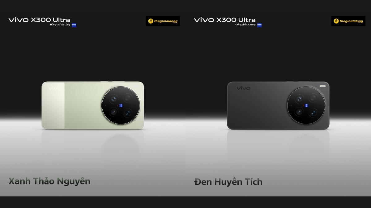 X300 Ultra sở hữu thiết kế với cụm camera hình tròn tinh xảo cùng những đường vân họa tiết kim loại