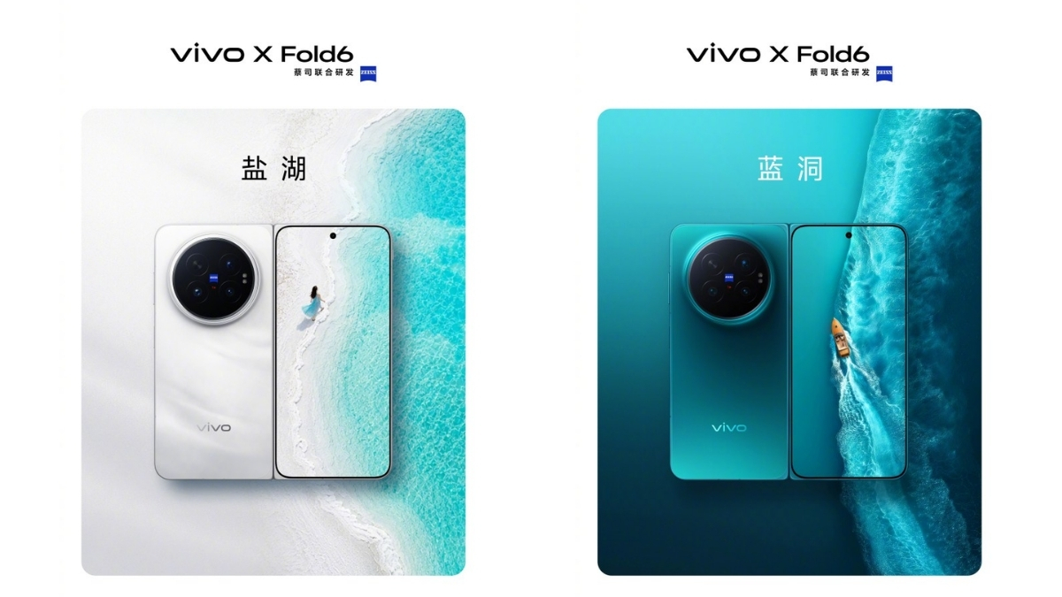 vivo X Fold6 phiên bản Salt Lake và Blue Hole vừa được hé lộ