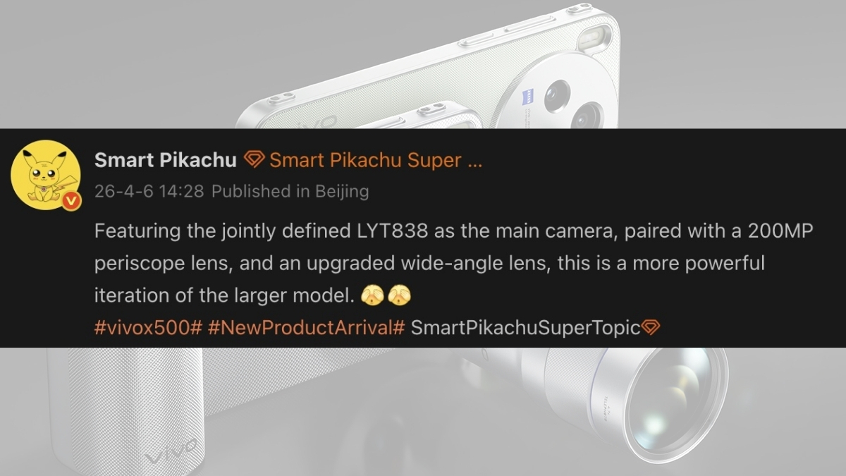 Rò rỉ thông số chi tiết hệ thống camera trên siêu phẩm vivo X500 Pro Max