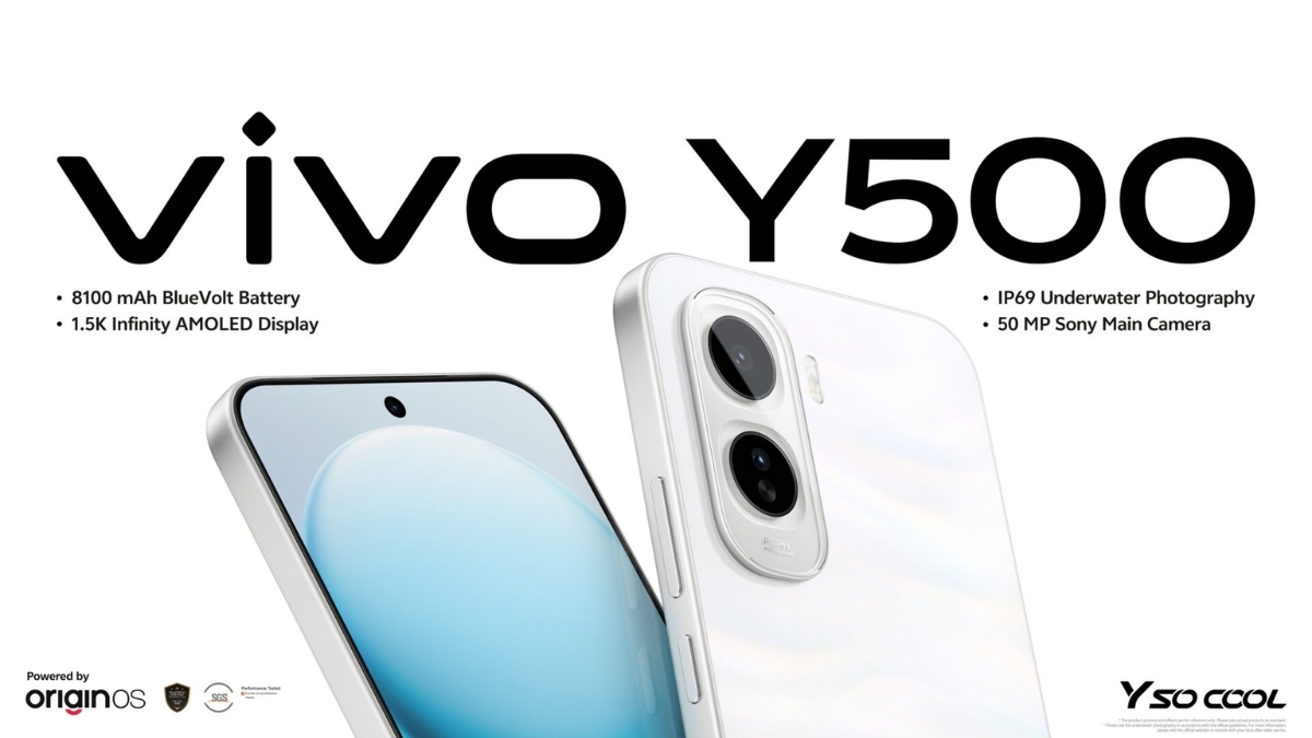 vivo Y500 bản quốc tế vẫn giữ nguyên viên pin dung lượng lên tới 8,100mAh