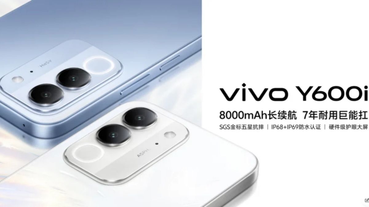 vivo Y600i ra mắt: Pin quái vật 8,000mAh, màn 120Hz cùng IP69 siêu bền bỉ