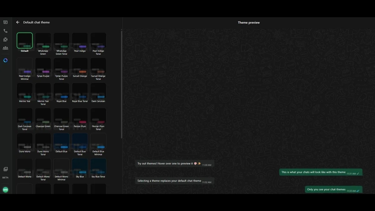 Bản cập nhật dự kiến sẽ bổ sung tới 49 chủ đề trò chuyện khác nhau cho WhatsApp Web