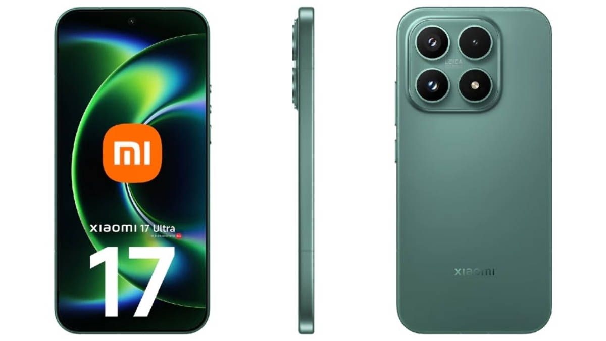 Xiaomi 17 màu Xanh lá (Green) hoàn toàn mới, thay thế cho màu Hồng ở bản nội địa