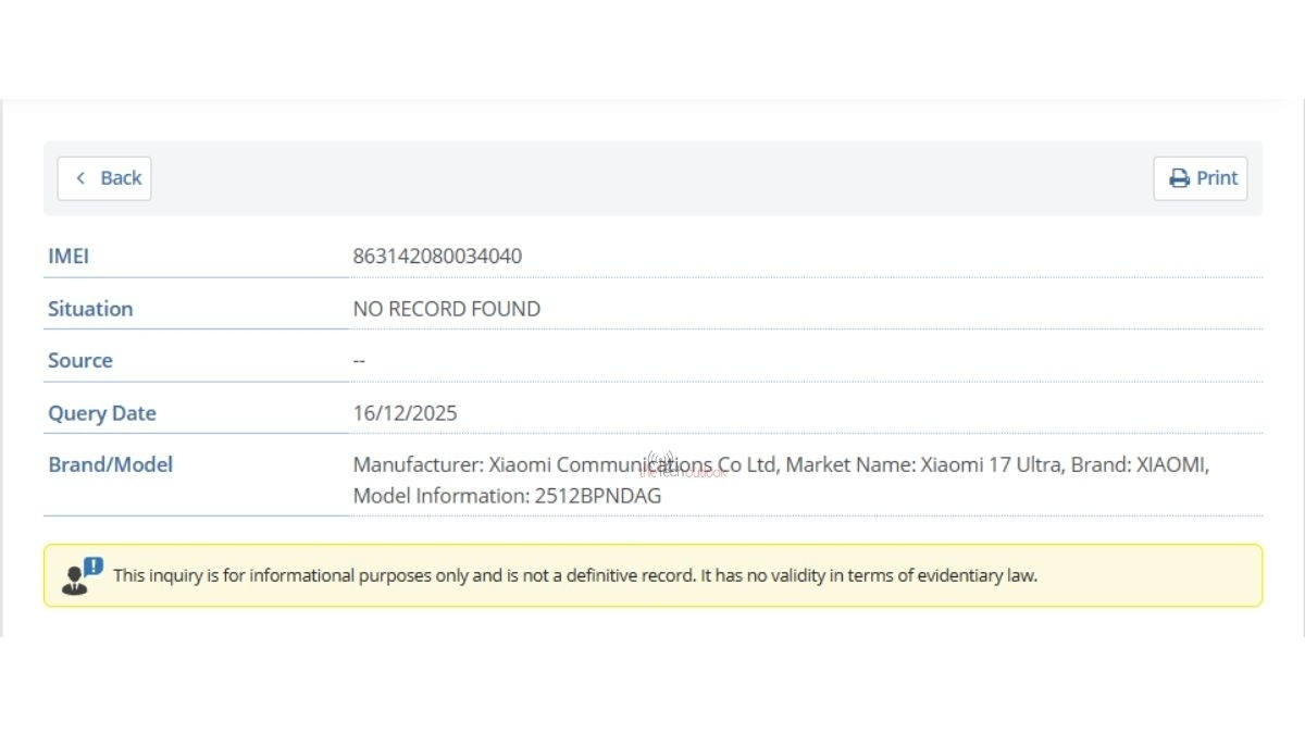 Dữ liệu của Xiaomi 17 Ultra phiên bản quốc tế xuất hiện trên FCC và IMEI