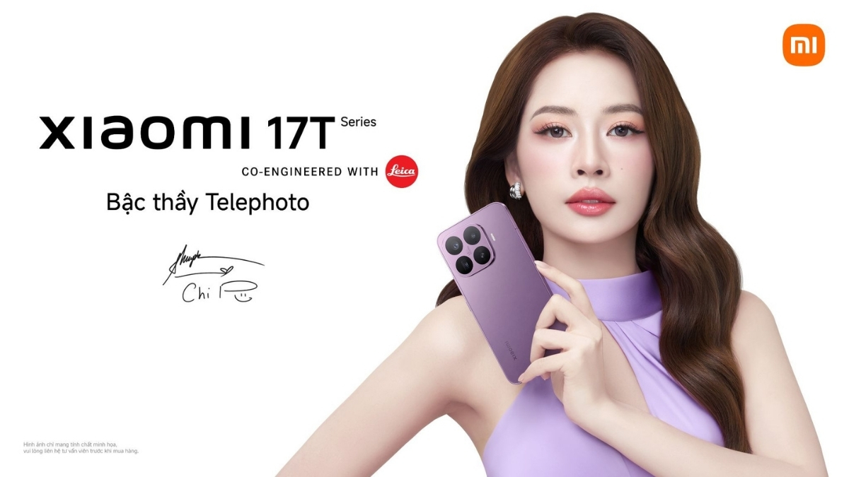 Chi Pu trong vai trò Đại sứ thương hiệu của Xiaomi 17T Series