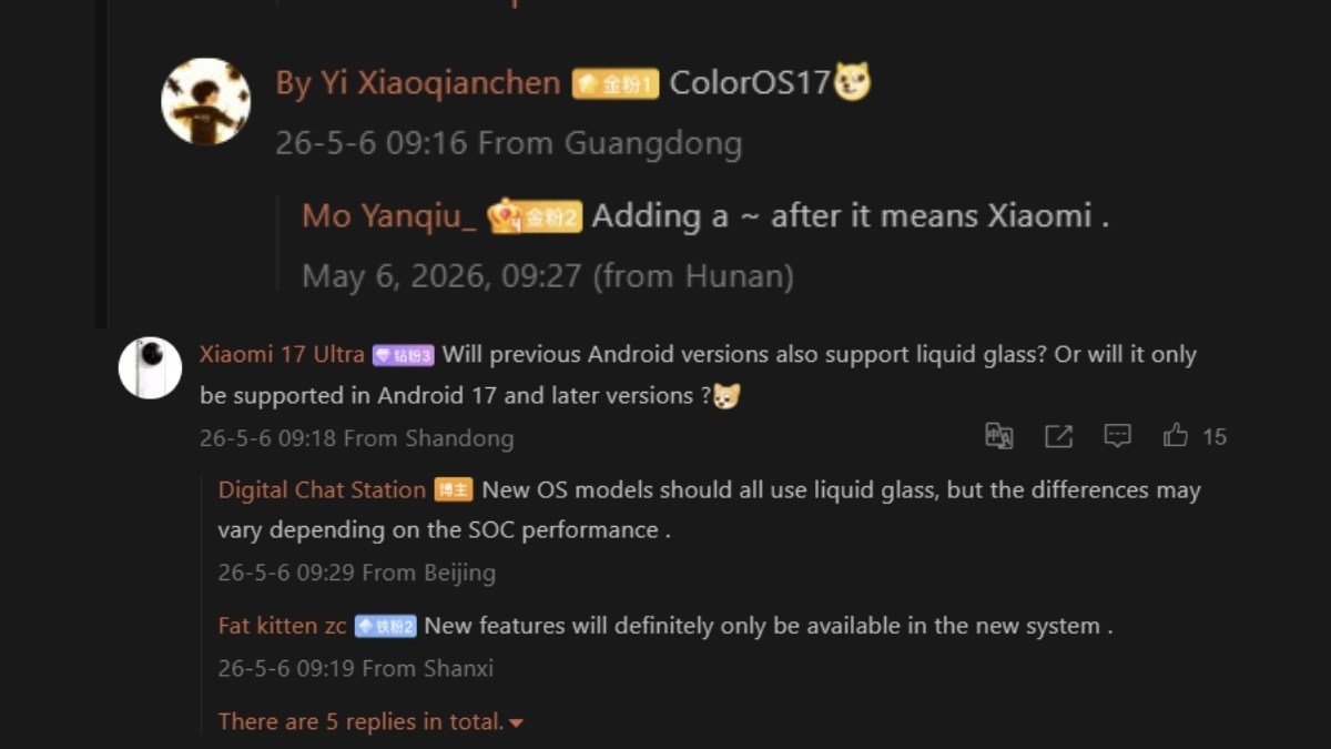 Có lẽ chỉ những mẫu máy Xiaomi với cấu hình mạnh mới được trải nghiệm trọn vẹn giao diện Liquid Glass