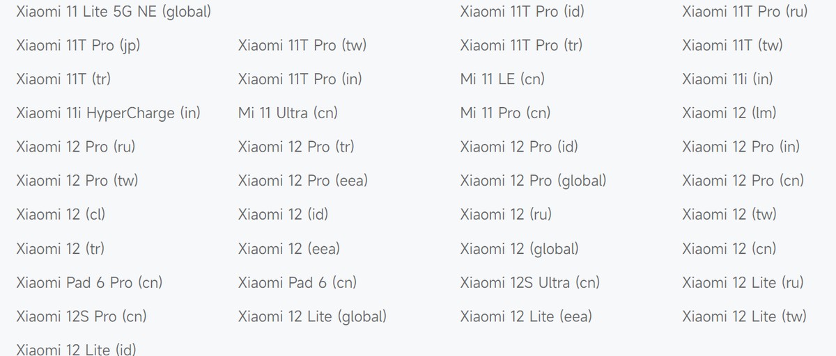 Danh sách các thiết bị Xiaomi chính thức ngừng nhận hỗ trợ cập nhật phần mềm mới từ hãng